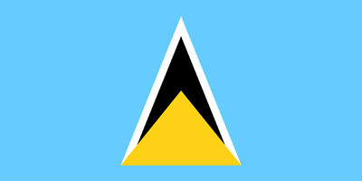 St Lucia Flag - Investment Opportunities in St. Lucia